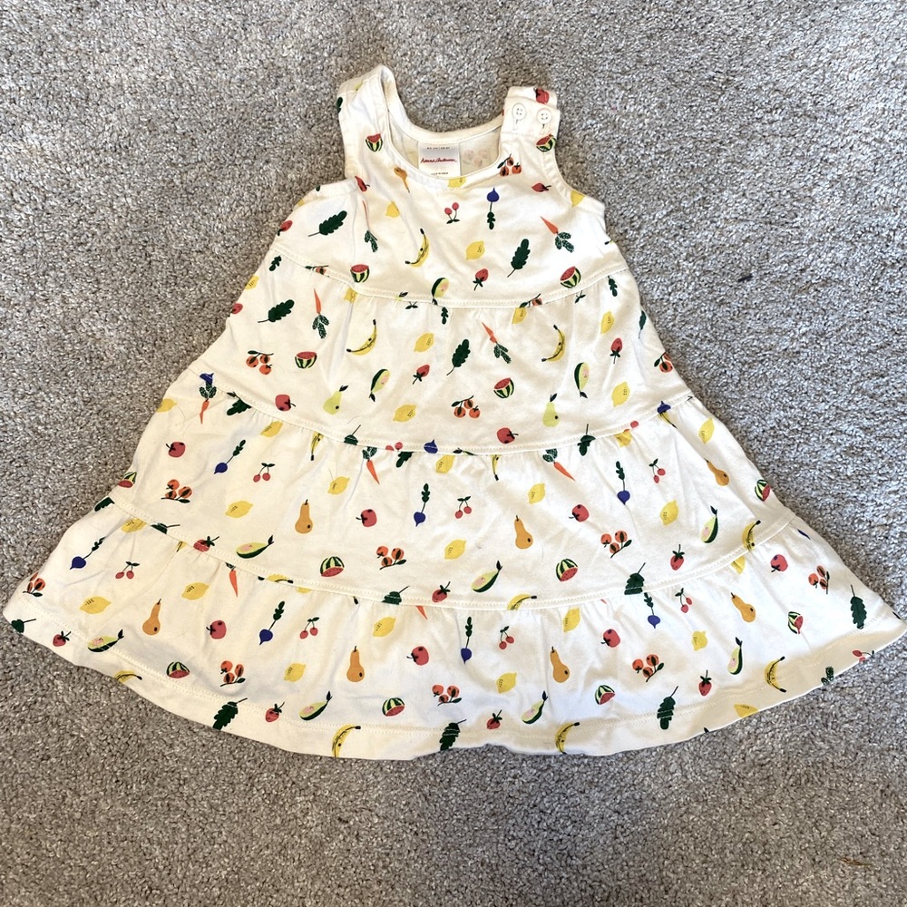 Fruit and veggie Hanna Andersson dress 2T